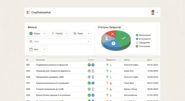 Как создать веб‑приложение для управления фиче‑реквестами