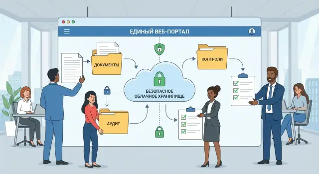 Веб‑приложение для централизованного сбора доказательств аудита
