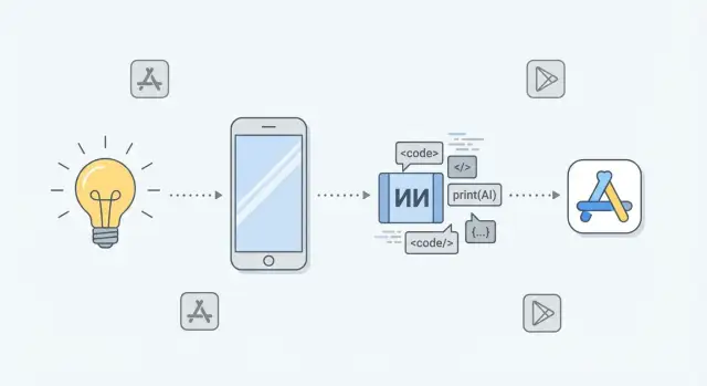 Как создать мобильное приложение: от идеи до App Store с ИИ‑кодом