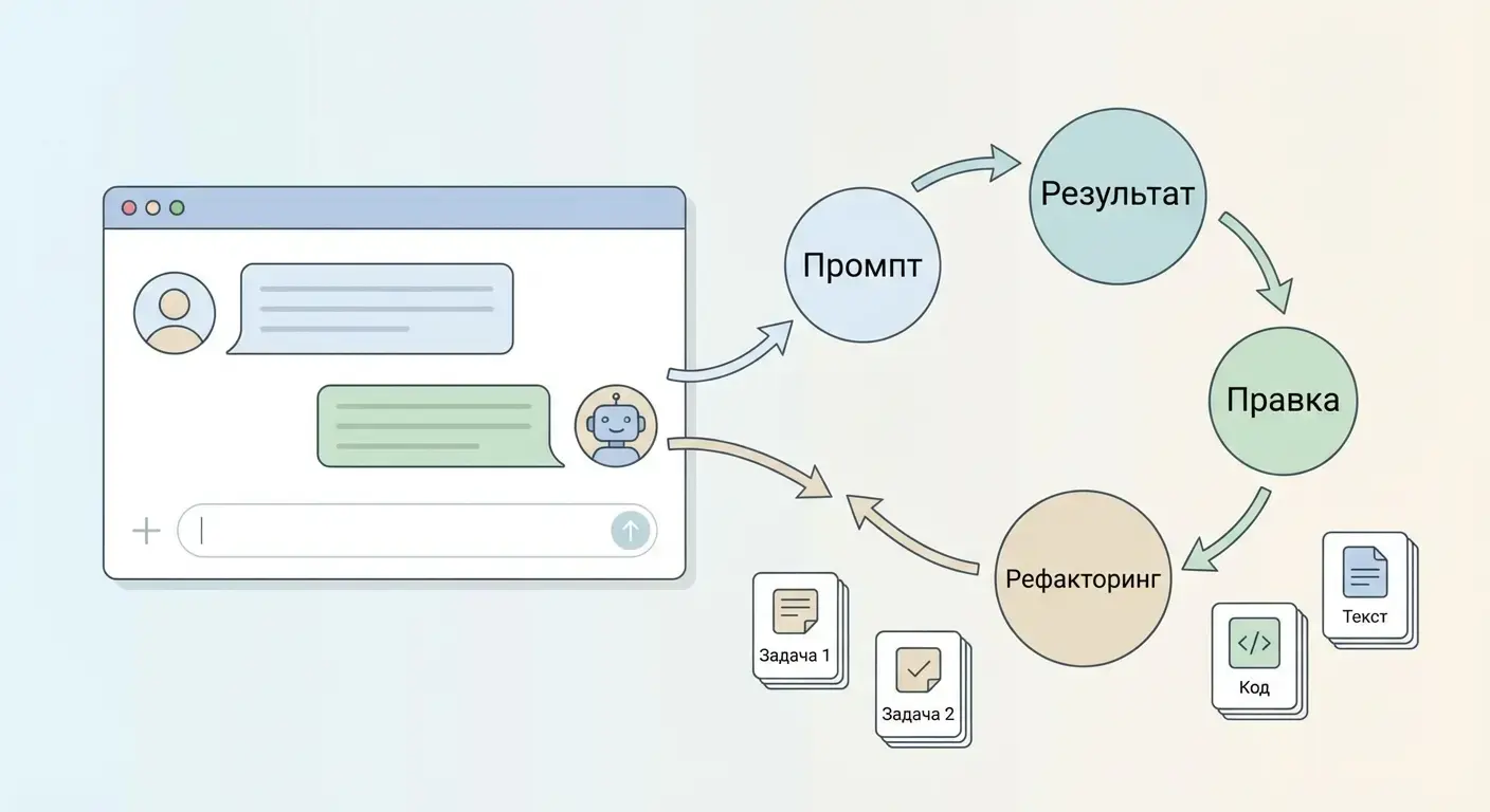 Вайб‑кодинг без дизайн‑доков: промпты, итерации, рефакторинг