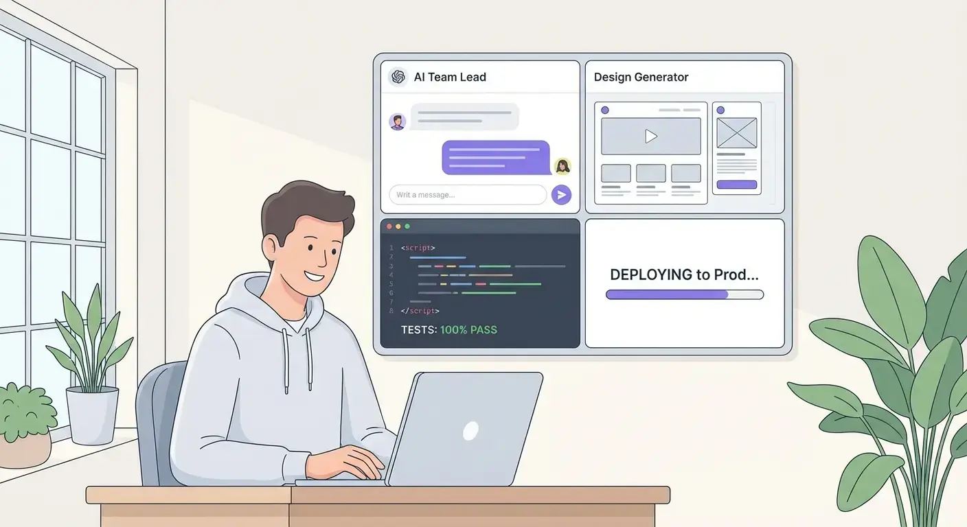 AI‑vibe coding: как соло‑фаундеру конкурировать с командой
