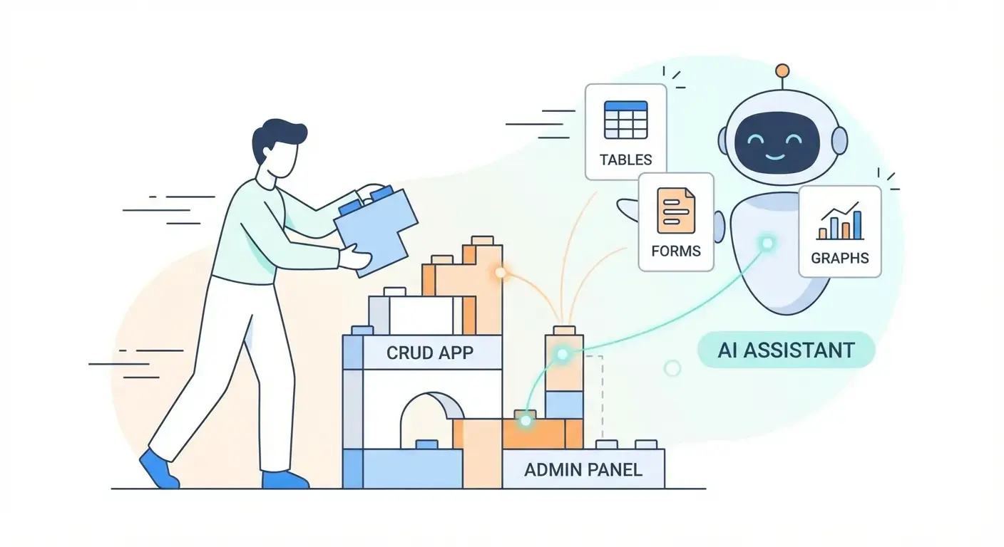 CRUD, дашборды и админки с ИИ: быстро и без оверинжиниринга