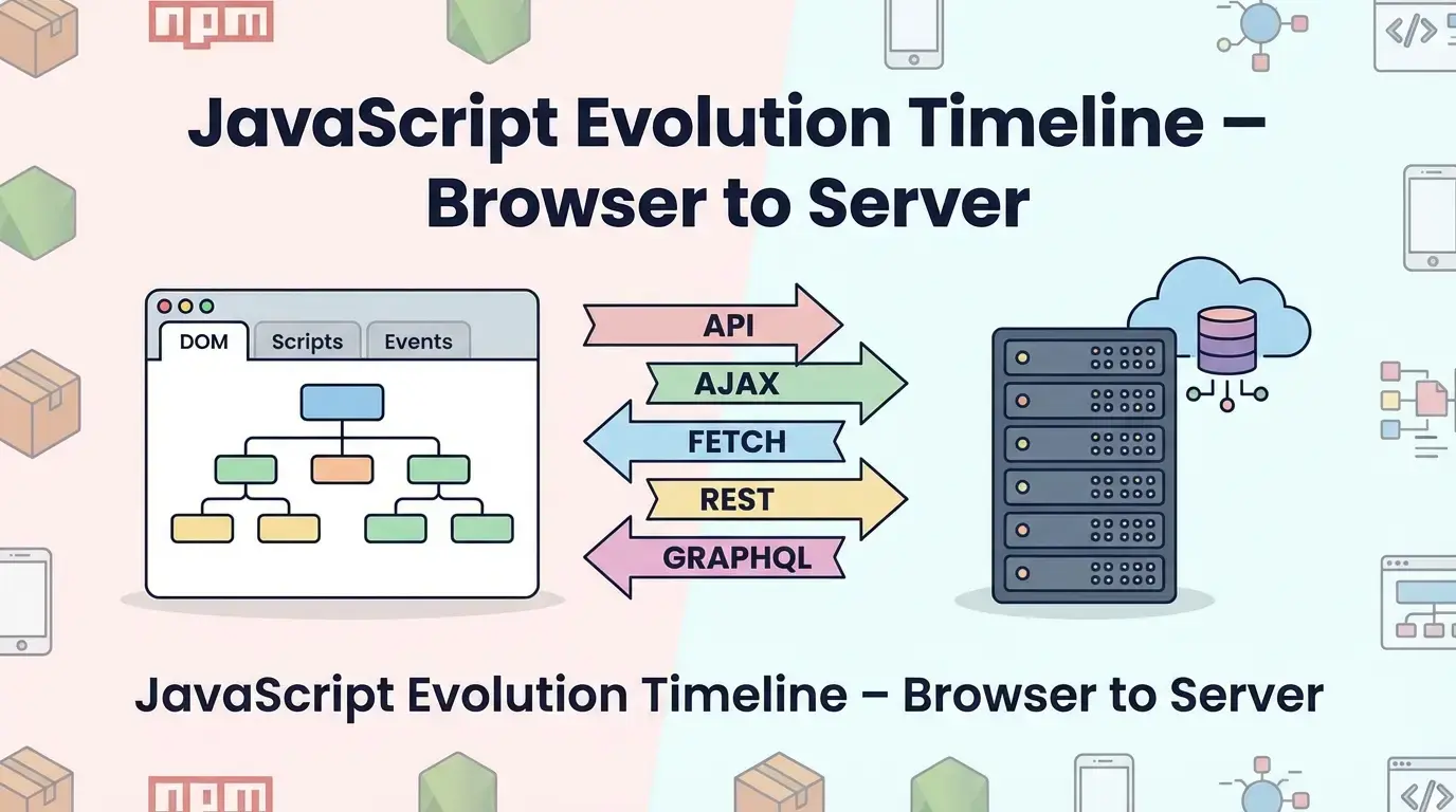 Как JavaScript стал языком веба и вырос до бэкенда