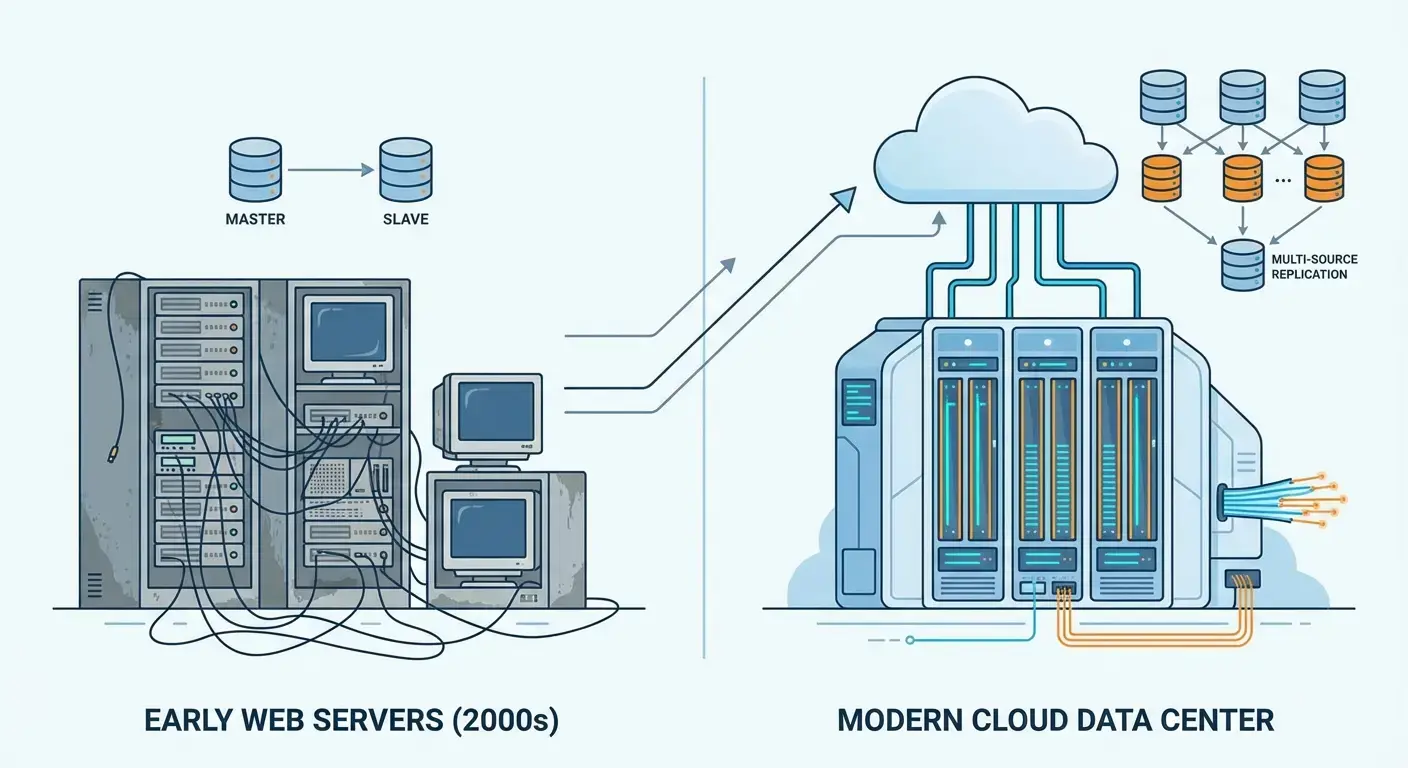 Как MySQL масштабировал ранний веб и живёт в продакшене