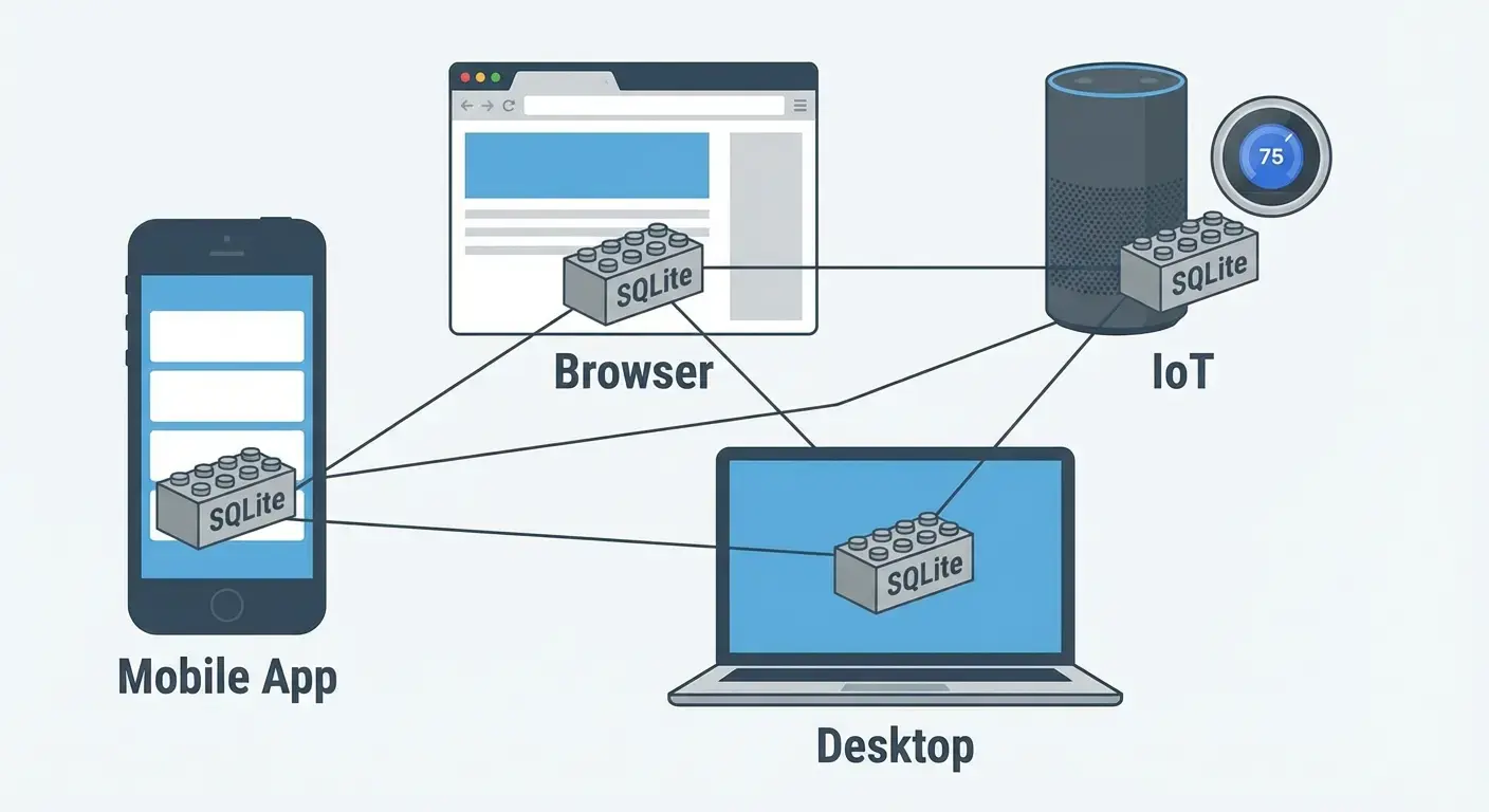 Почему SQLite повсюду, хотя это встроенная serverless БД