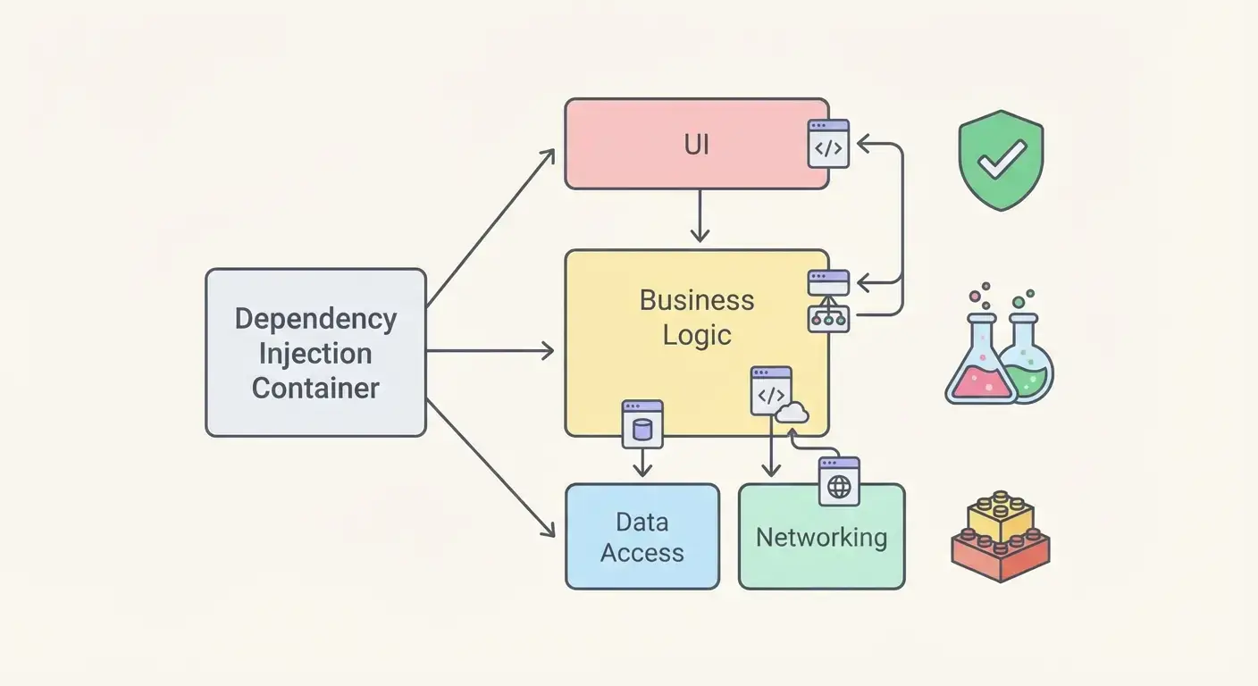 Как Dependency Injection повышает тестируемость и модульность