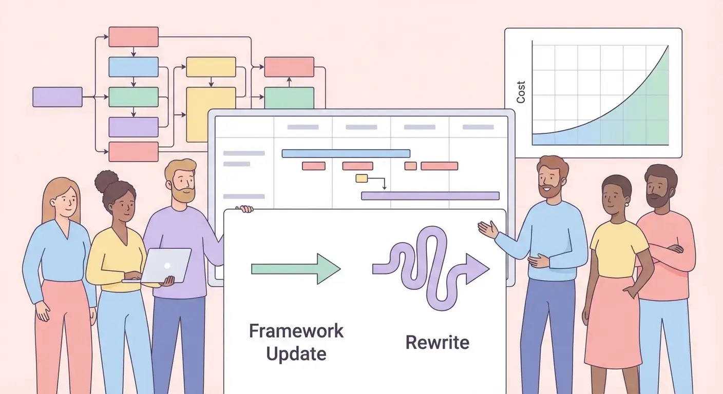 Почему обновление фреймворка иногда дороже переписывания