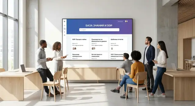 Как создать веб‑приложение для базы знаний и SOP компании