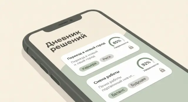 Как создать мобильное приложение для дневника решений